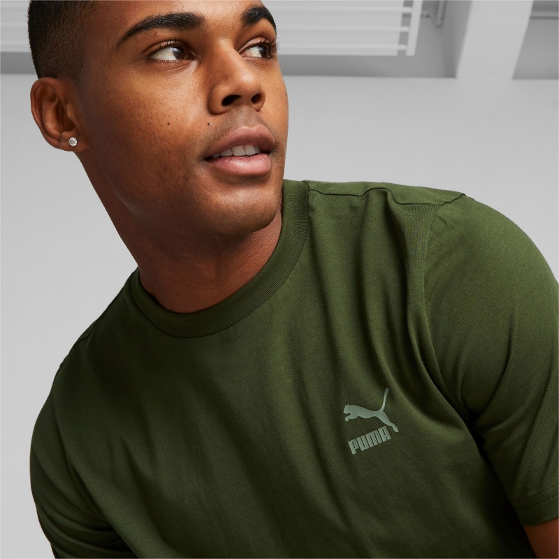 Camiseta Puma Classics Small Logo Verde