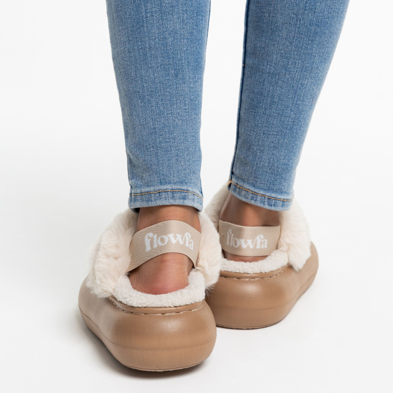 Clog Flowfa Zara Bege