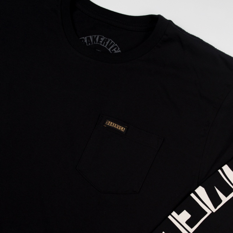 Camiseta Manga Longa RVCA Ransom Preto