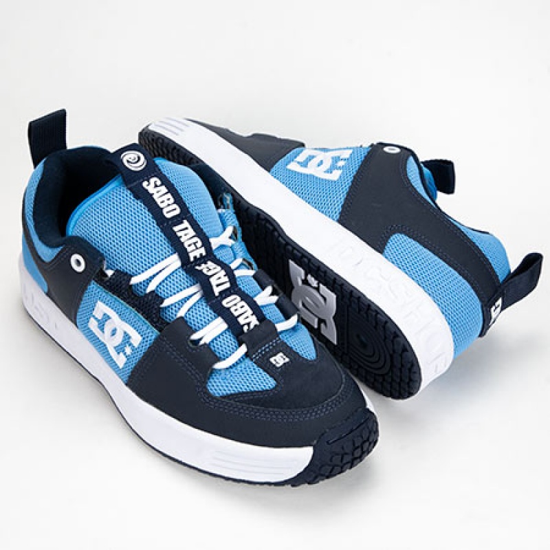 Tnis Dc Shoes Lynxs Og X Sabotage Azul Claro