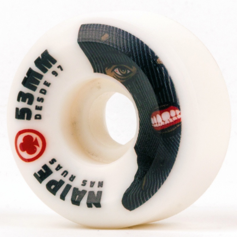 Roda Naipe 53mm 101A Cnica Balaclava Branco