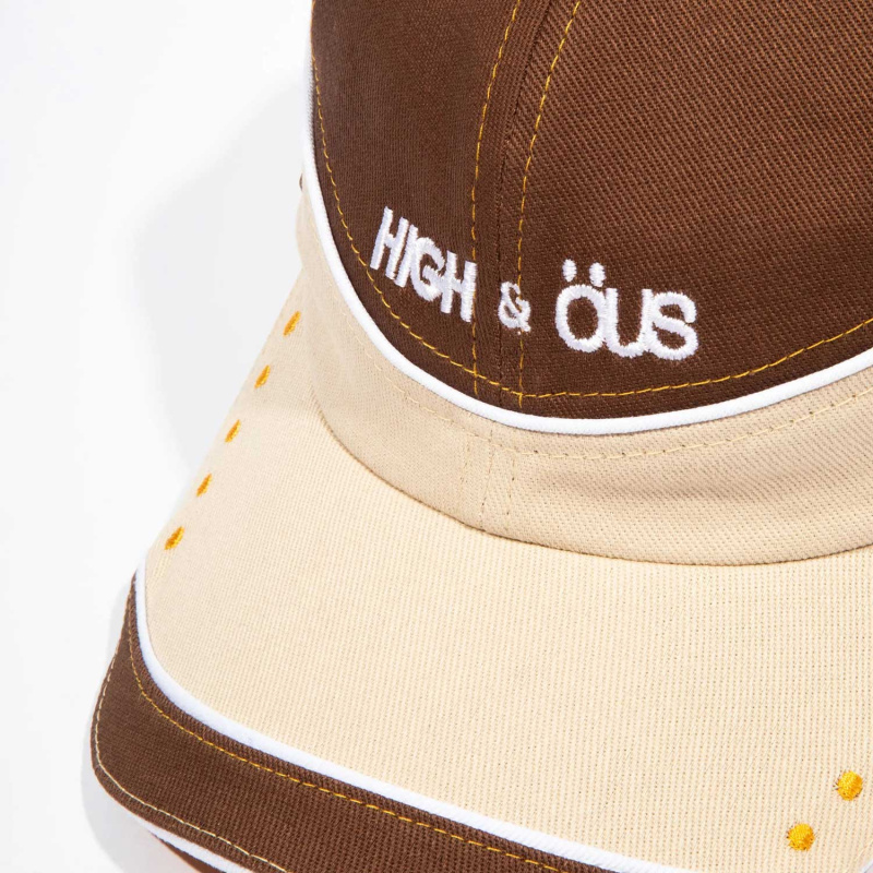 Bon High x Ous 6 Panel Marrom