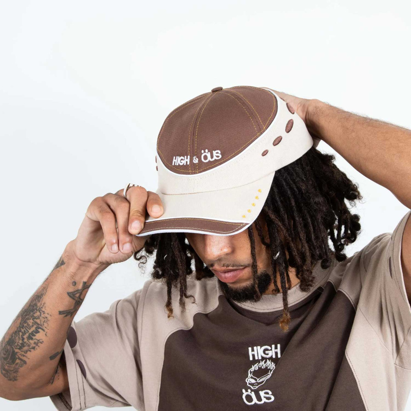 Bon High x Ous 6 Panel Marrom