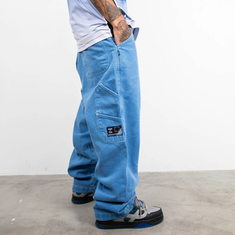 CALCA HIGH X OUS BAGGY AZUL