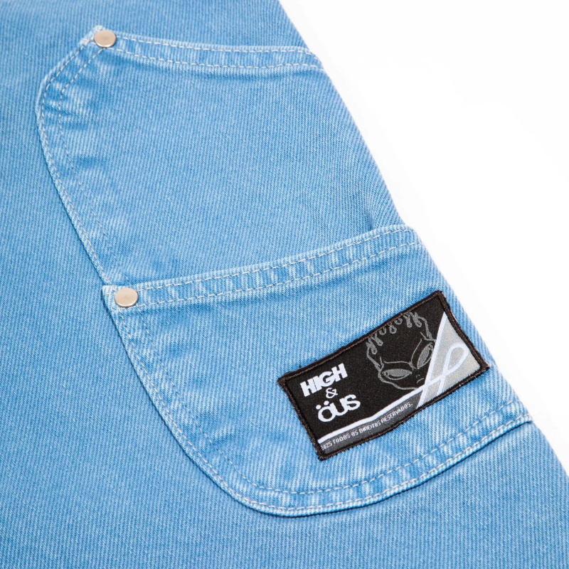 CALCA HIGH X OUS BAGGY AZUL