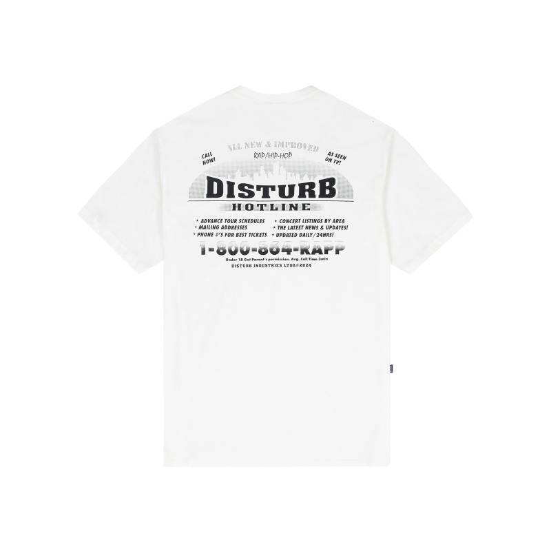 Camiseta Disturb Hotline Bege