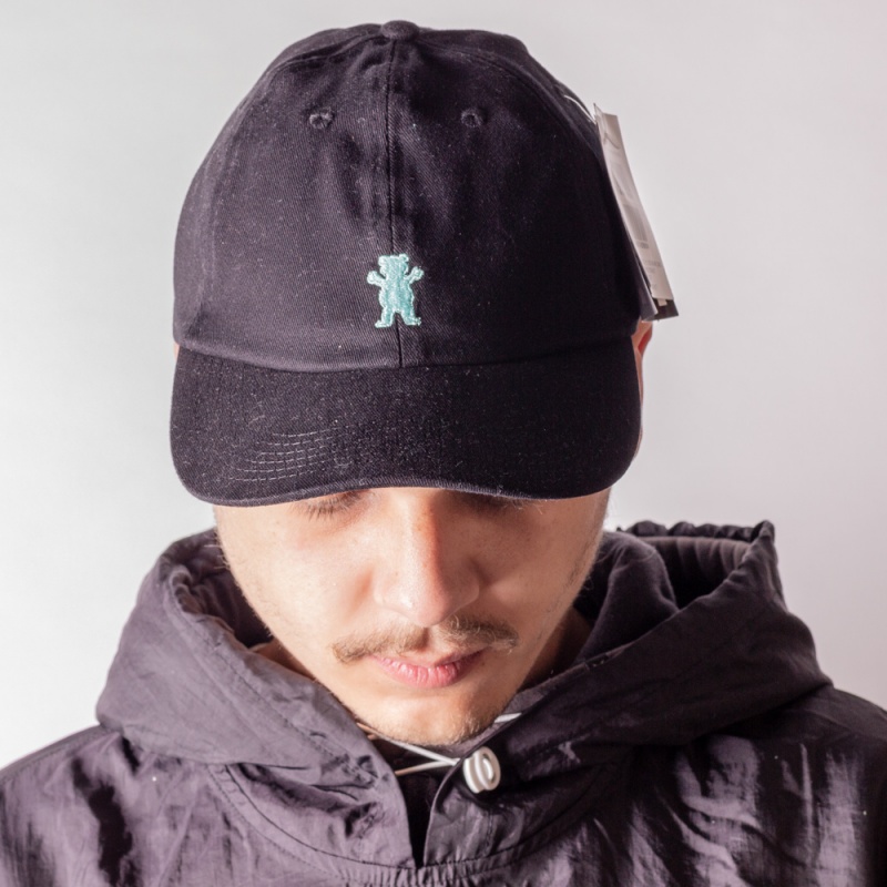 Bon Grizzly Og Bear Dad Hat Preto