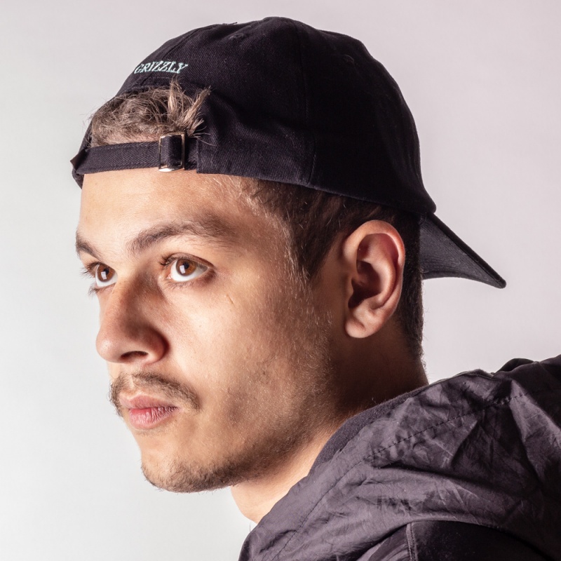 Bon Grizzly Og Bear Dad Hat Preto