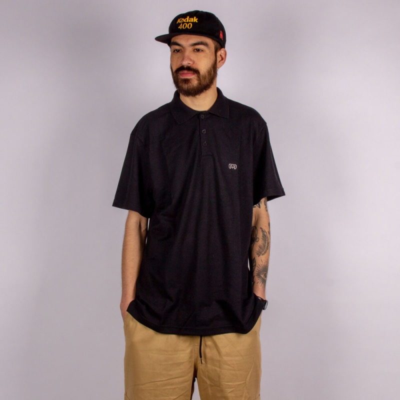 Polo Hocks Colors Preto
