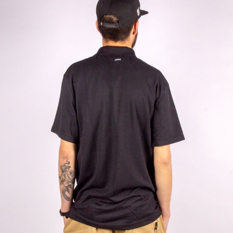 Polo Hocks Colors Preto