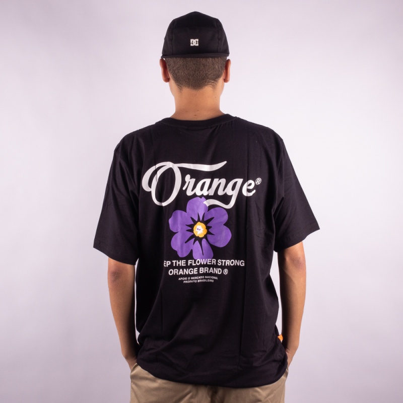 Camiseta Orange Especial Preto