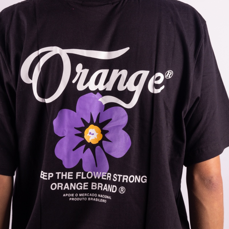 Camiseta Orange Especial Preto