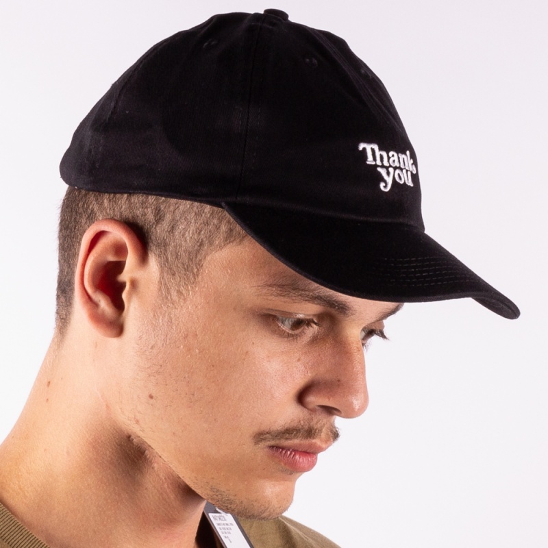 Bon Thank You Strapback Dad Hat Preto