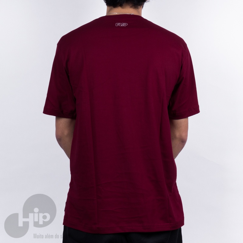 CAMISETA FLIP ODYSSEY MONO CHEST VINHO