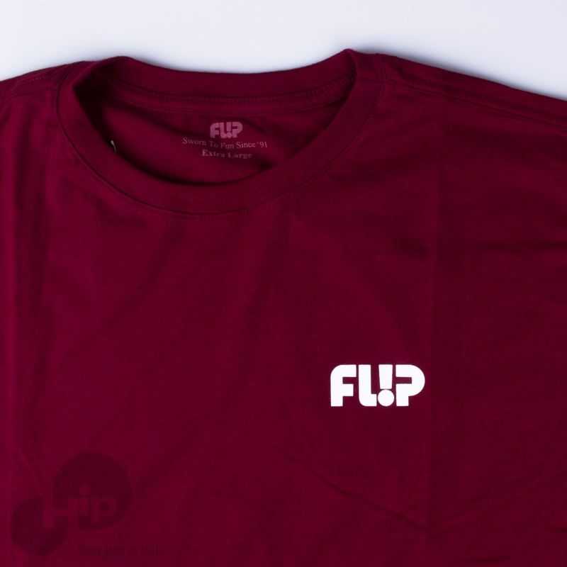 CAMISETA FLIP ODYSSEY MONO CHEST VINHO