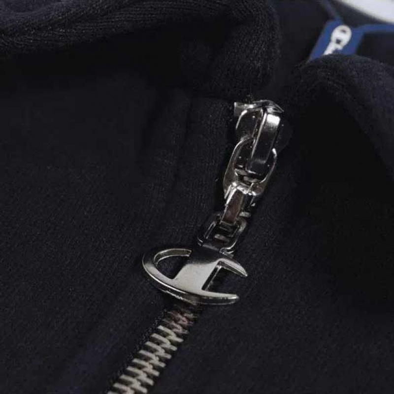 Jaqueta Champion Mini Emb Script Preto