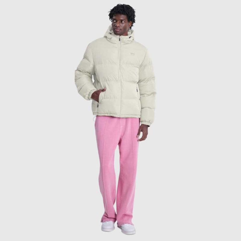 Jaqueta Baw Puffer Premium Essentials Bege