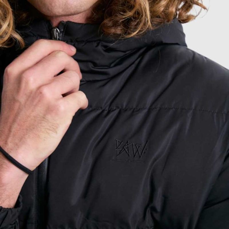 Jaqueta Baw Puffer Premium Essentials Preto