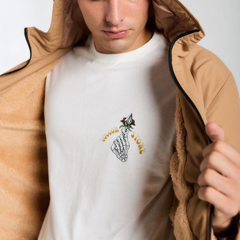 Jaqueta Pesada Volcom Solid Marrom