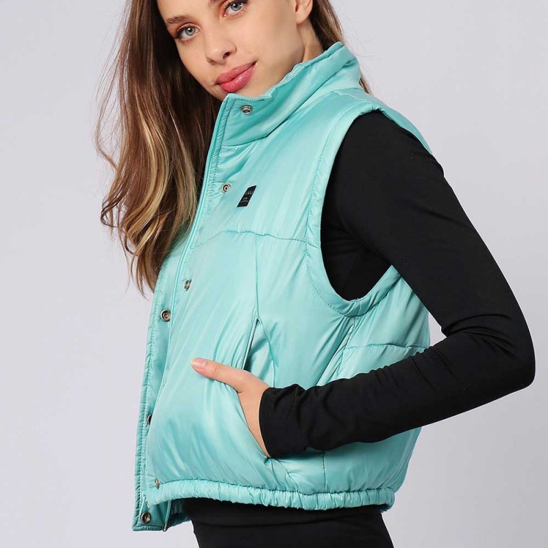 Jaqueta Riu Kiu Puffer 2 em 1 Azul