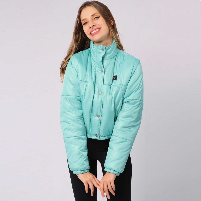 Jaqueta Riu Kiu Puffer 2 em 1 Azul