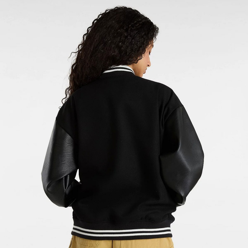 Jaqueta Vans Varsity Club Bomber Preto