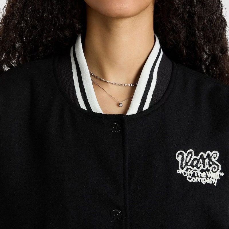 Jaqueta Vans Varsity Club Bomber Preto