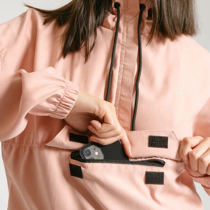 Jaqueta Volcom Single Stone Rosa