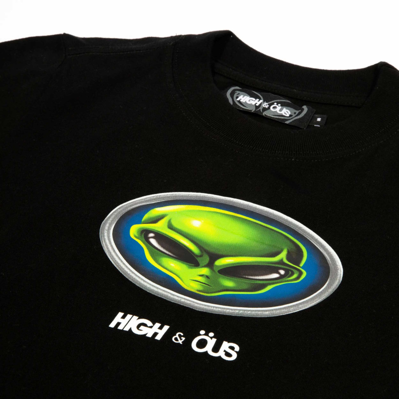 Baby Look High x Ous Logo Preto