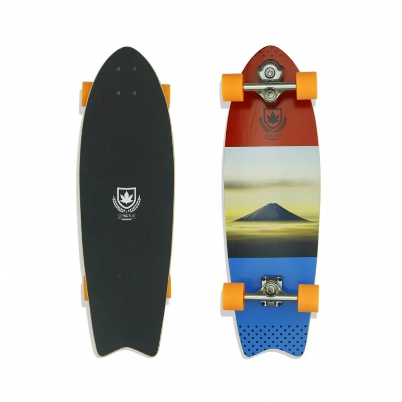 Longboard Revenge Simulador Vulcano Multicolorido 