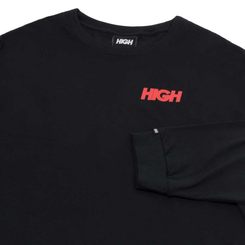 Camiseta Manga Longa High Cliff Preto