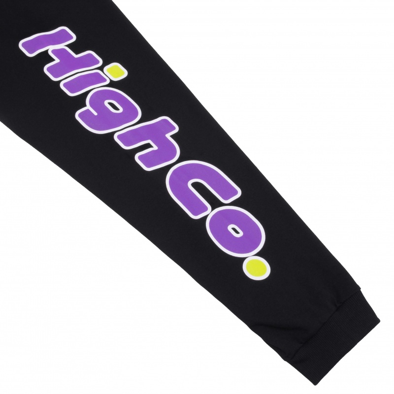 Camiseta Manga Longa High Synth Preto