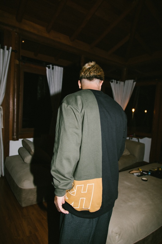 Moletom High Color Block Preto