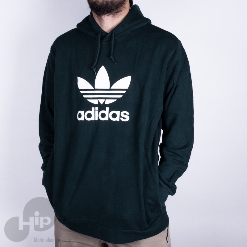 MOLETOM ADIDAS TREFOIL HOODY VERDE