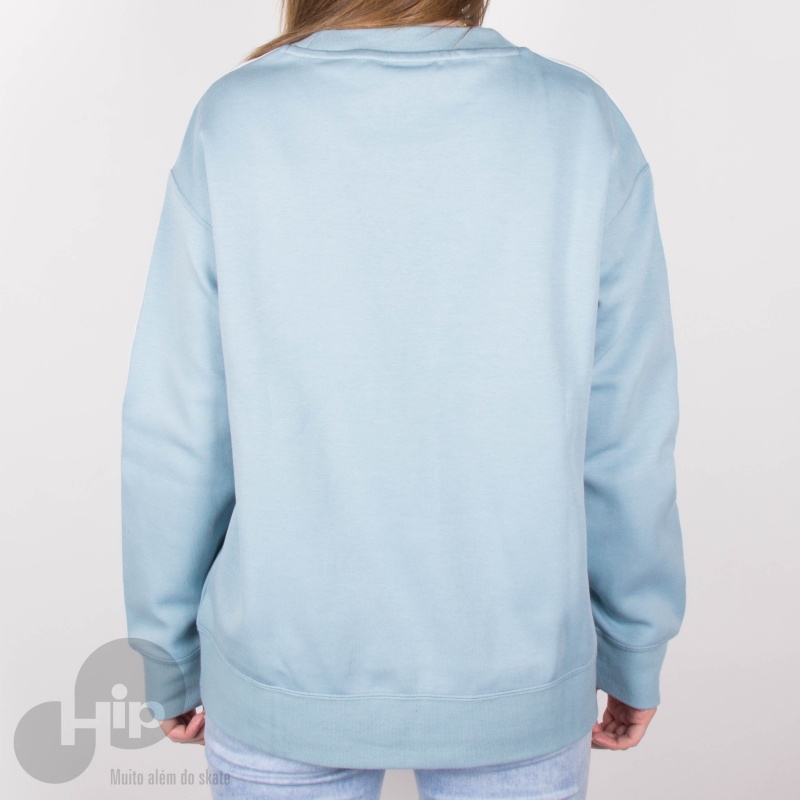 MOLETOM ADIDAS CREW AZUL