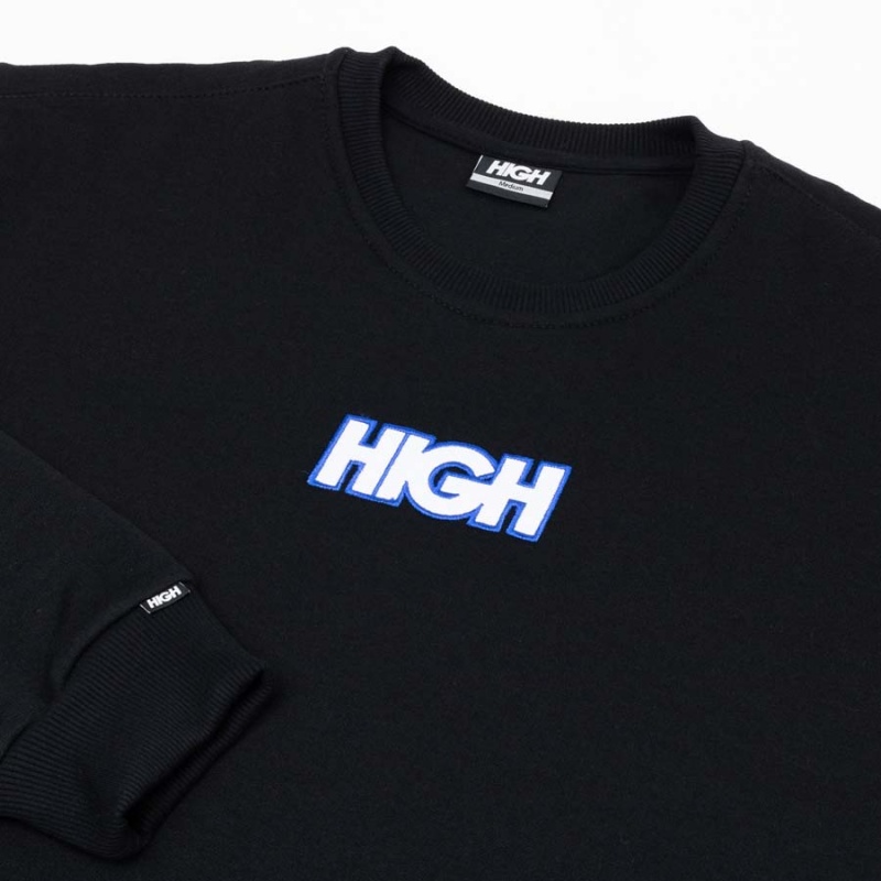 Moletom High Logo Colored Preto