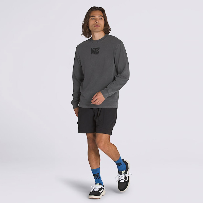 Camiseta Manga Longa Vans MTE Divine Symmetry Cinza
