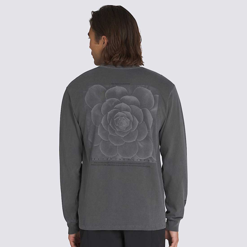 Camiseta Manga Longa Vans MTE Divine Symmetry Cinza