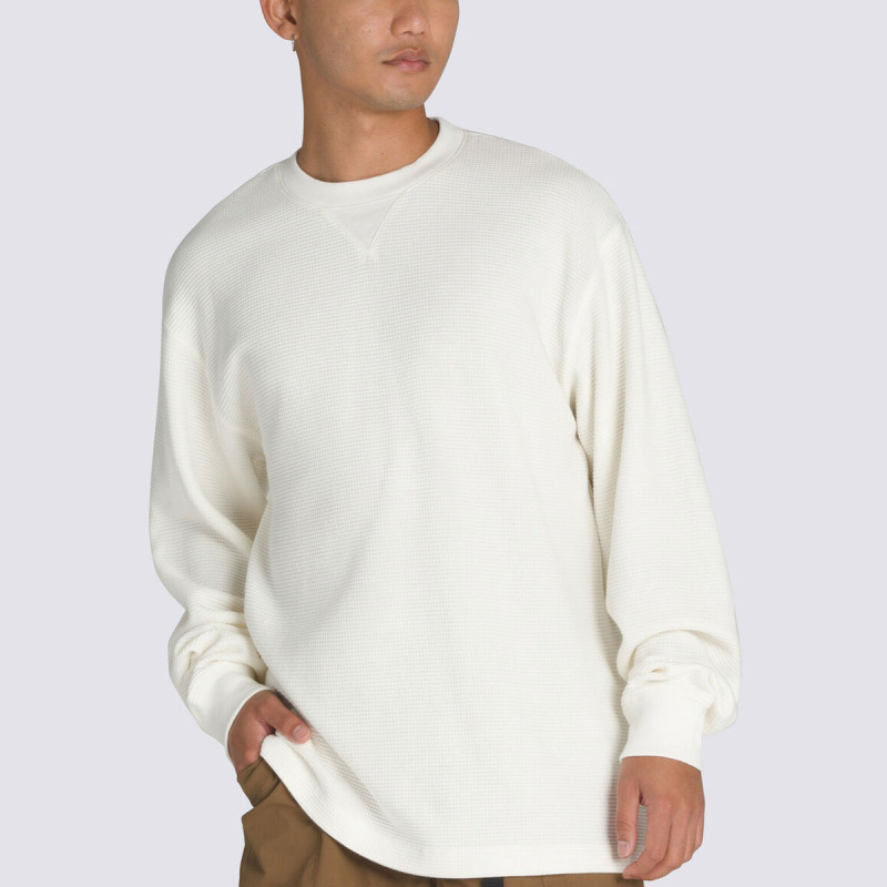Camiseta Manga Longa Vans MTE Navigate Thermal Bege