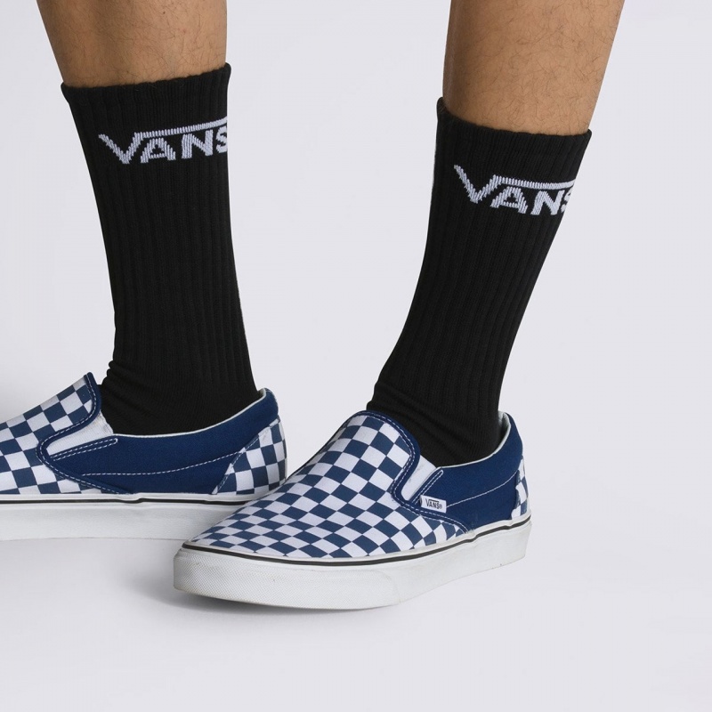 Meia Vans Classic Crew 36-40 3pk Preto