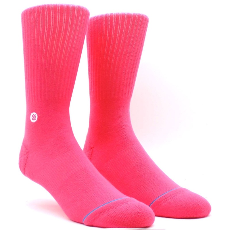 Meia Stance Icon Rosa Pink