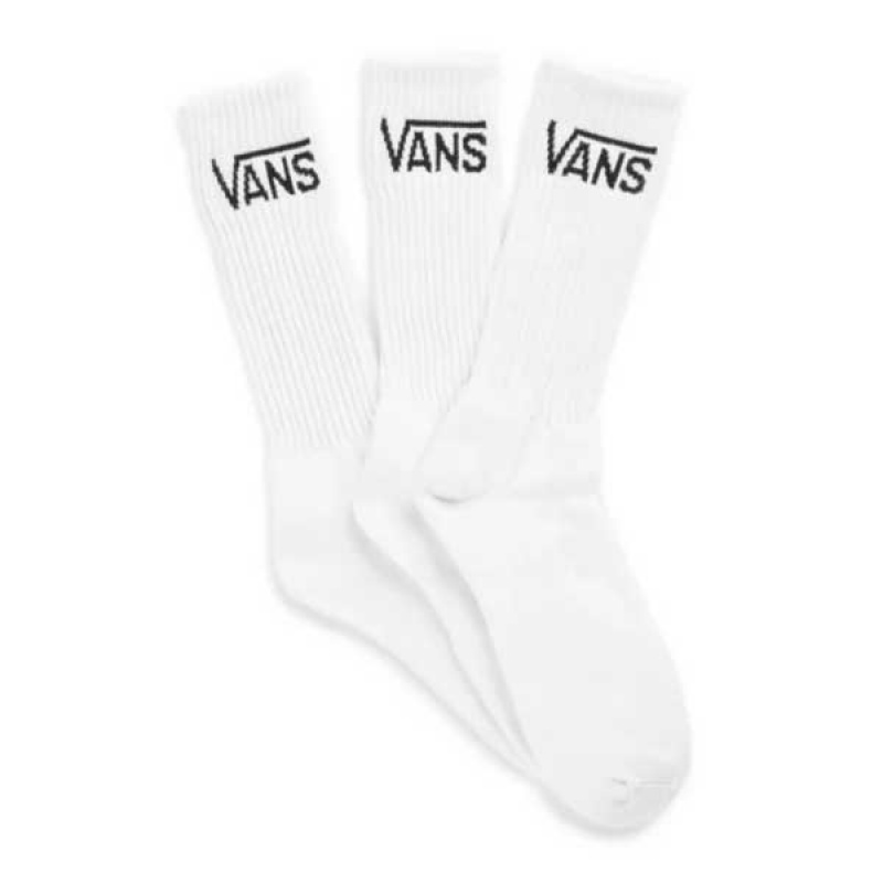 Meia Vans Class Crew3pk 41/45 Branco