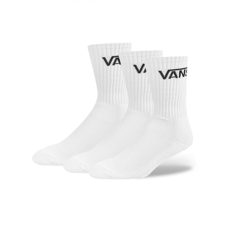 Meia Vans Classic Crew 3PK Branco