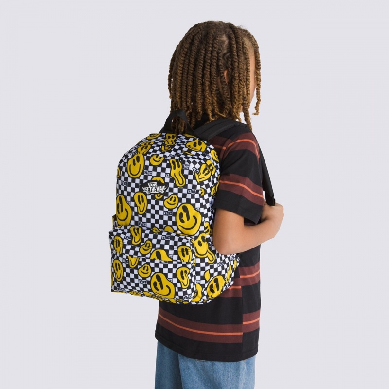 Mochila Vans Lemon Chrome Preto