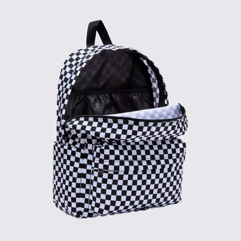 Mochila Vans Old Skool Check Preto