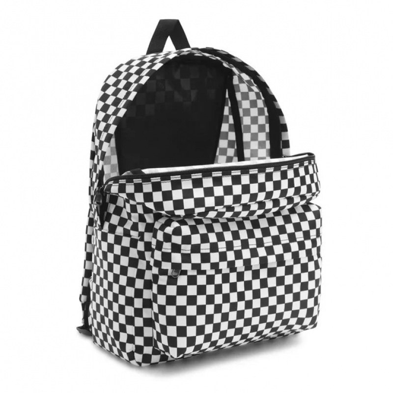 Mochila Vans Old Skool Check Preto