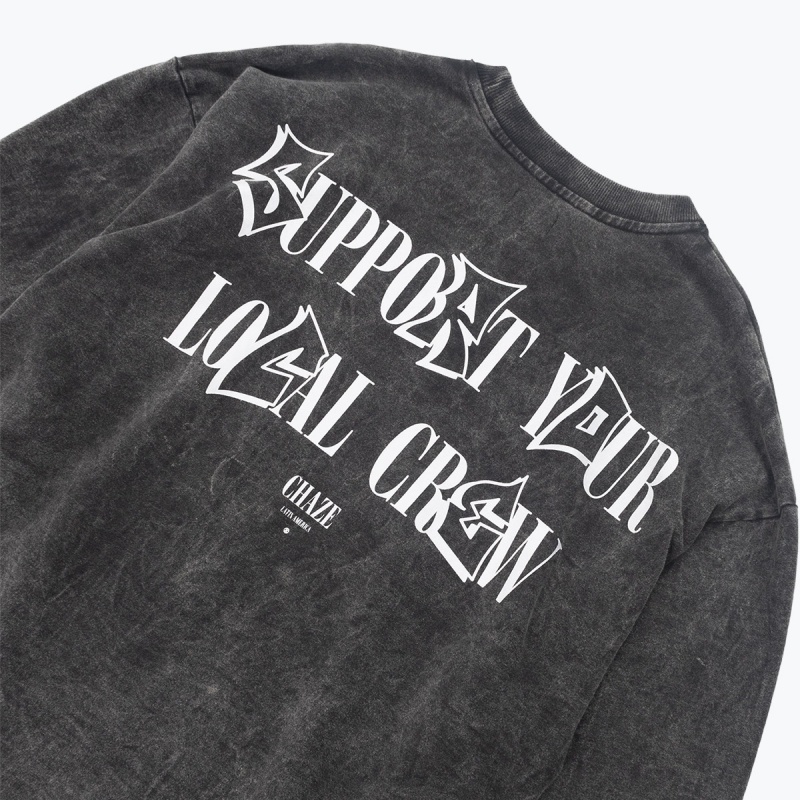 Moletom Chaze Support Cinza