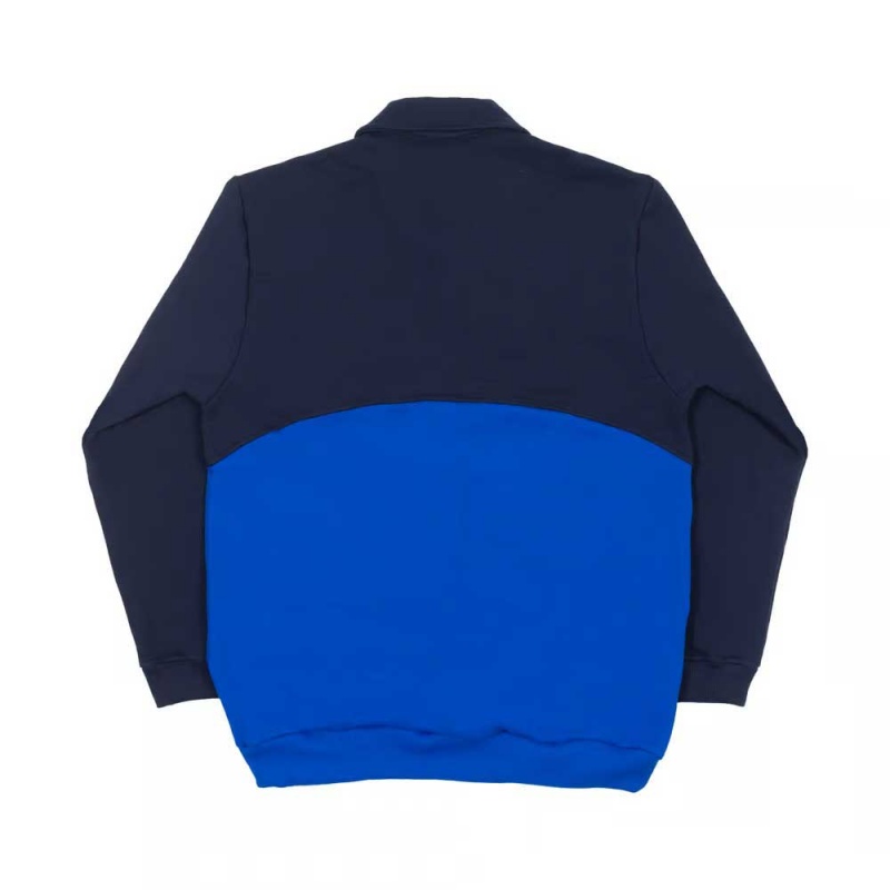 Moletom High Polo Logo Azul