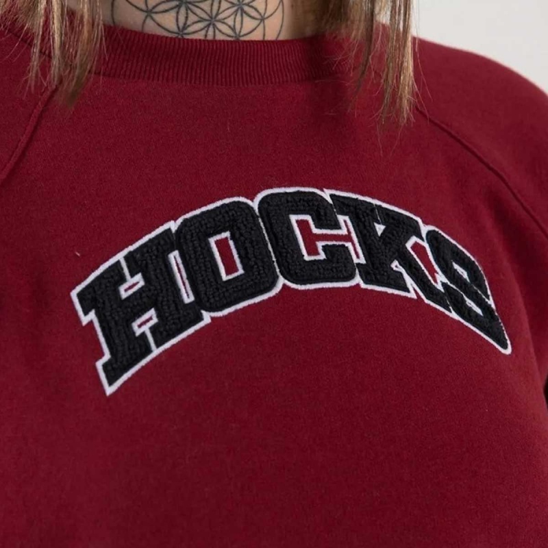 Moletom Hocks Raglan Vinho