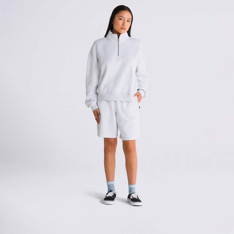 Moletom Vans Elevated Double Knit Mock Neck Cinza
